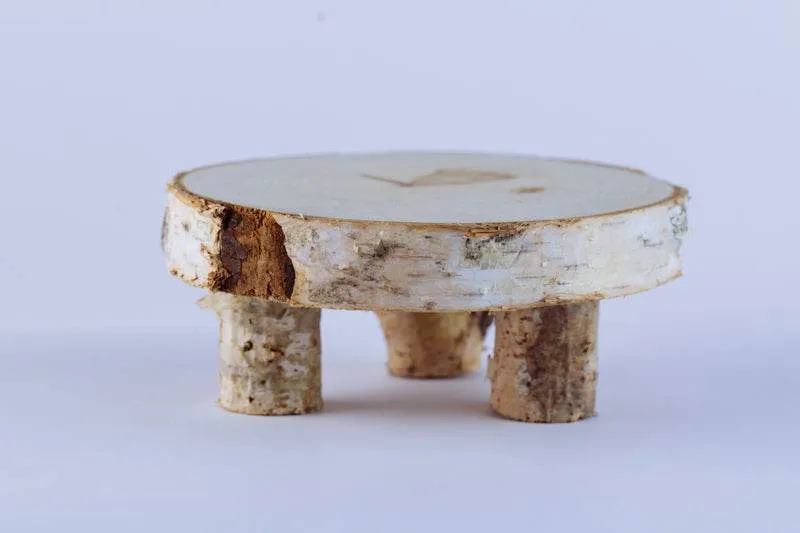 Outdoor Dessert Table Wooden Cake Stand Tray