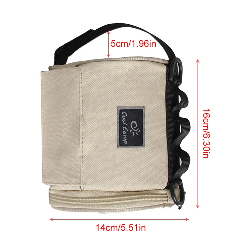 Outdoor Toilet Paper Storage Bag with Hook – Camping, Hiking, Picnic Roll Holder