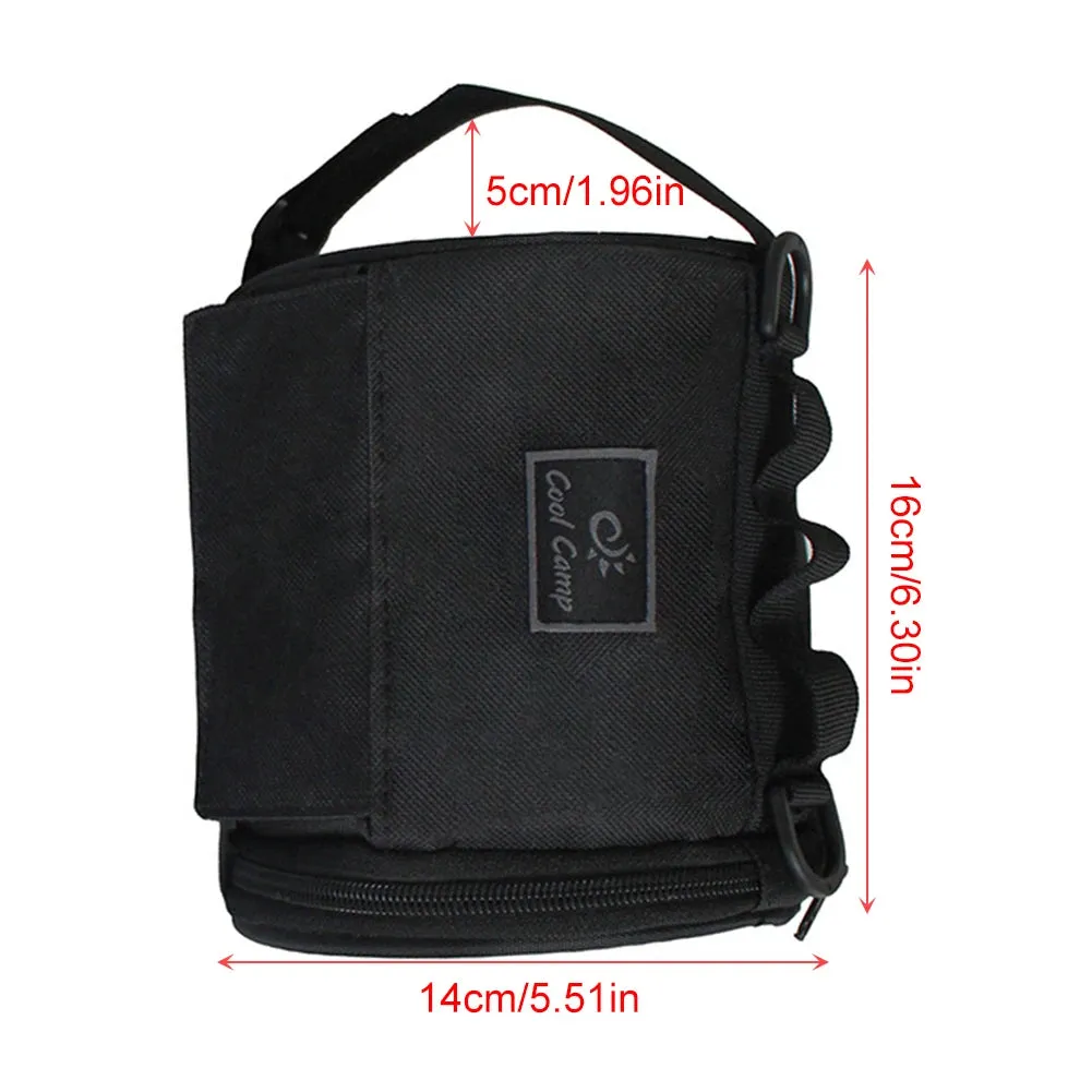 Outdoor Toilet Paper Storage Bag with Hook – Camping, Hiking, Picnic Roll Holder