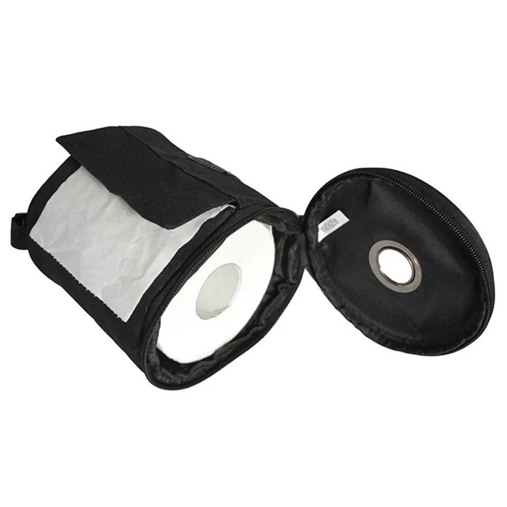 Outdoor Toilet Paper Storage Bag with Hook – Camping, Hiking, Picnic Roll Holder