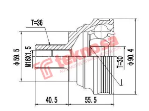 Outer Cv Joint Audi A3 Tfsi Tdi Audi Tt 3.2 Seat Altea Vw Beelte (New) Eos Golf 5 Golf 6 Ad5931