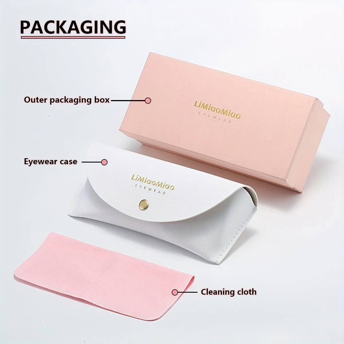 Oversized Rectangular Polarized Fashion Sunglasses – With Case and Cloth
