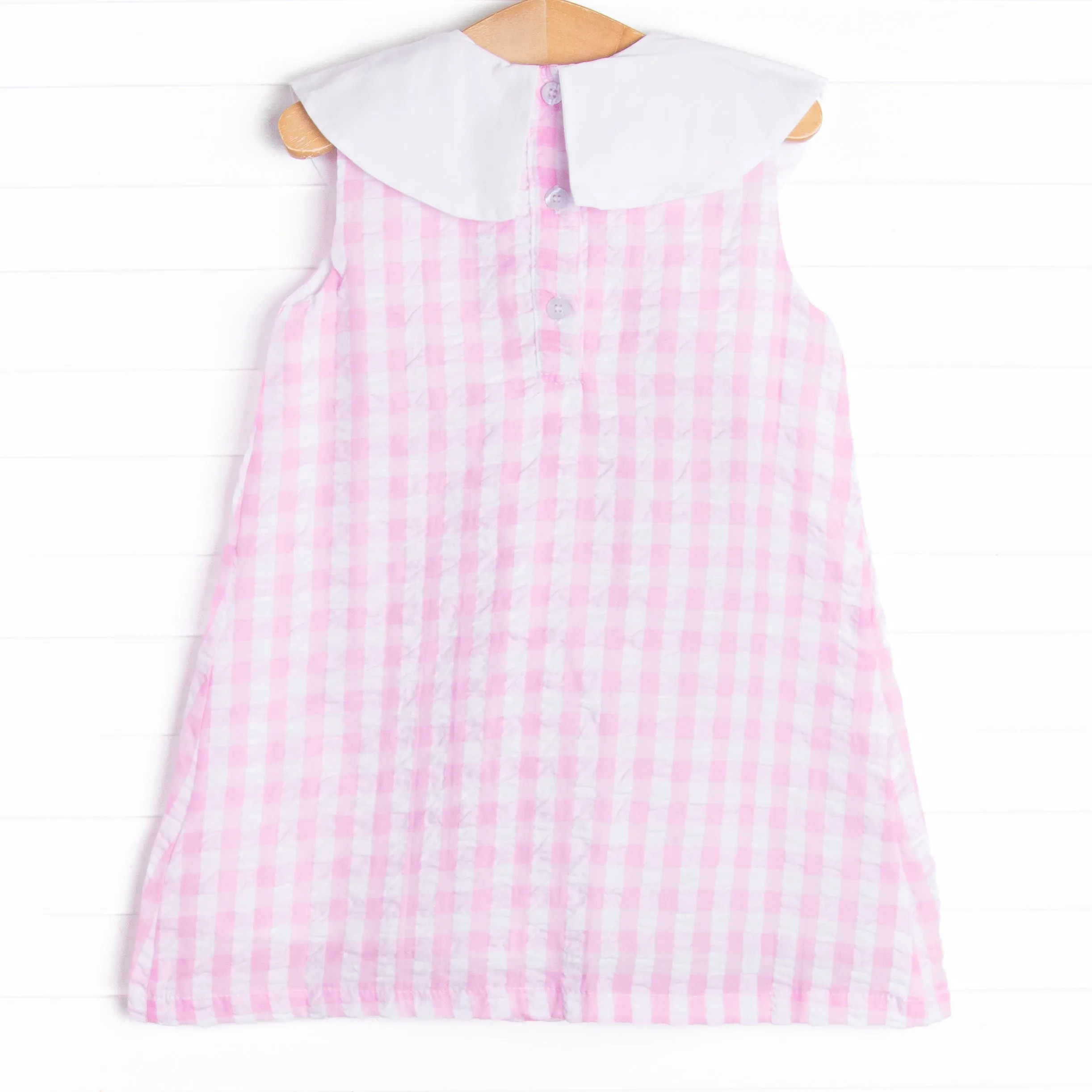 Palmer Picnic Embroidered Dress, Pink