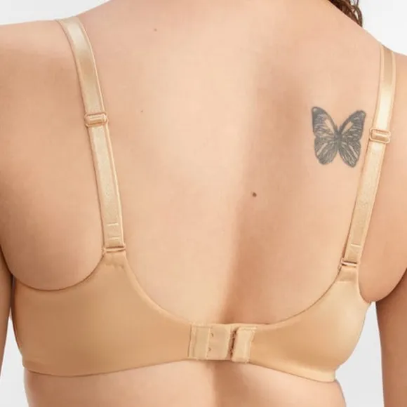 Panache Convertible Porcelain Elan Bra NWOT 32DD t-shirt bra nude chai New