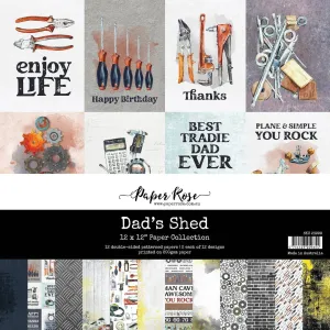 Paper Rose Studio - Dad's Shed - 12x12 Paper Collection