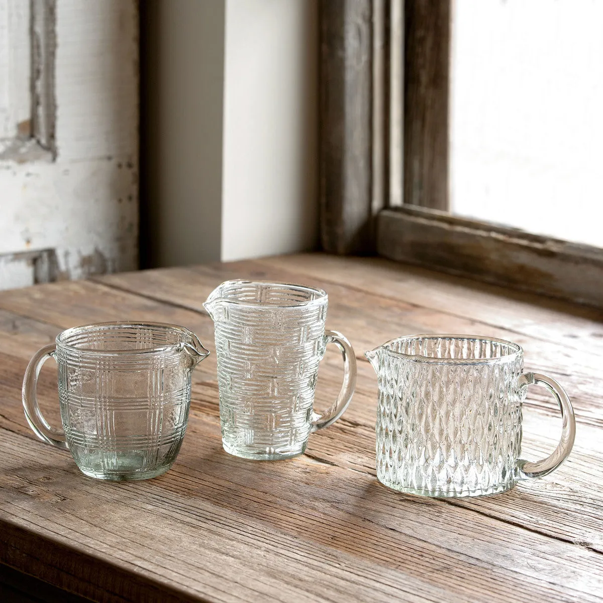 Patterned Glass Pouring Cup