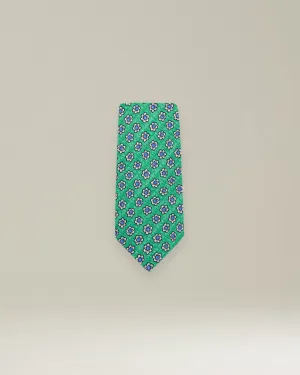 PATTERNED SILK TIE