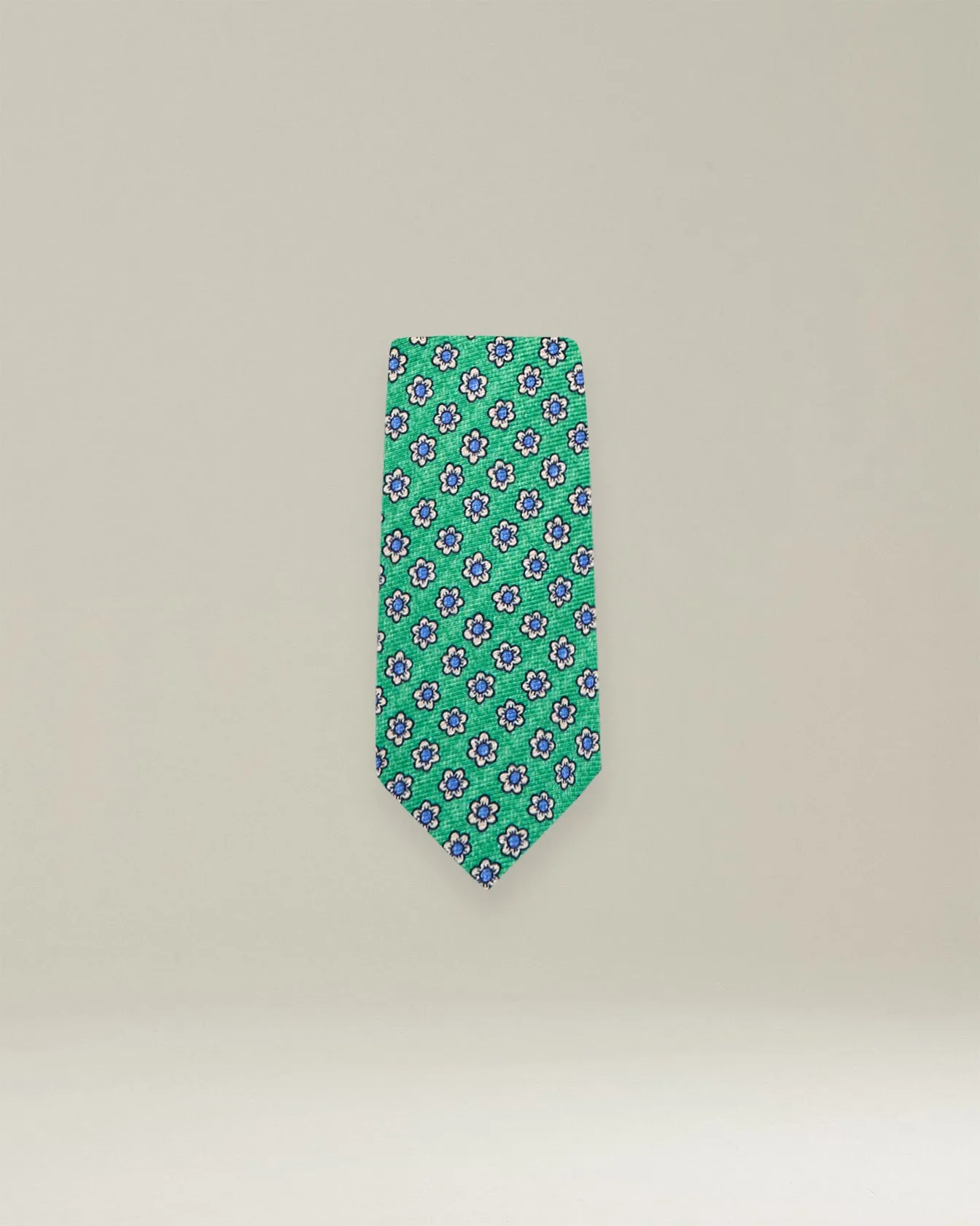 PATTERNED SILK TIE