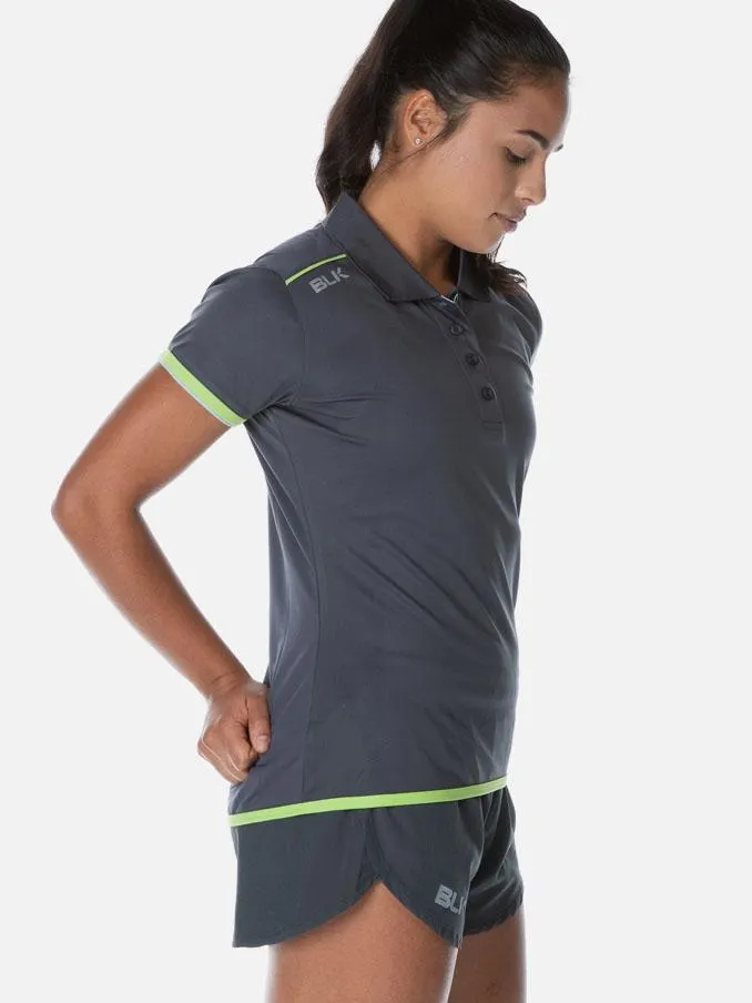 Performance Polo Ladies Metal Lime