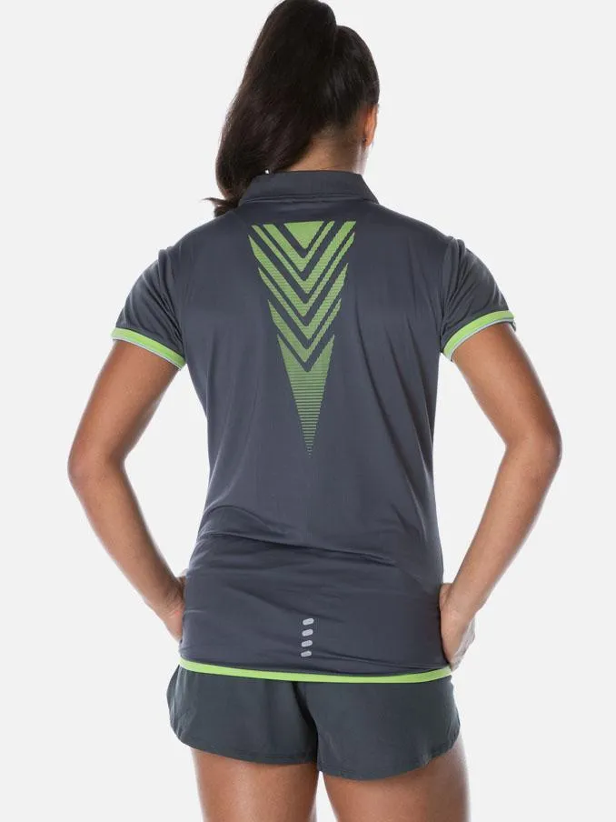 Performance Polo Ladies Metal Lime