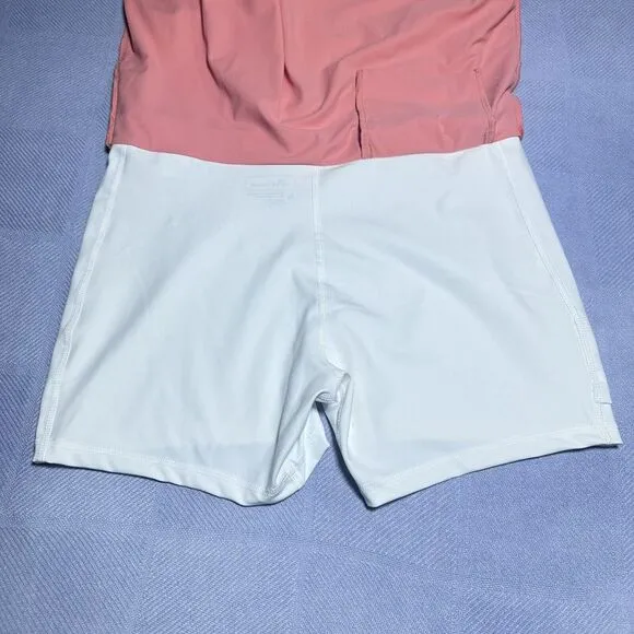 Peter‎ Millar Women's Sally Skort Trim Salmon Pink Golf Performance Skirt XL NWT