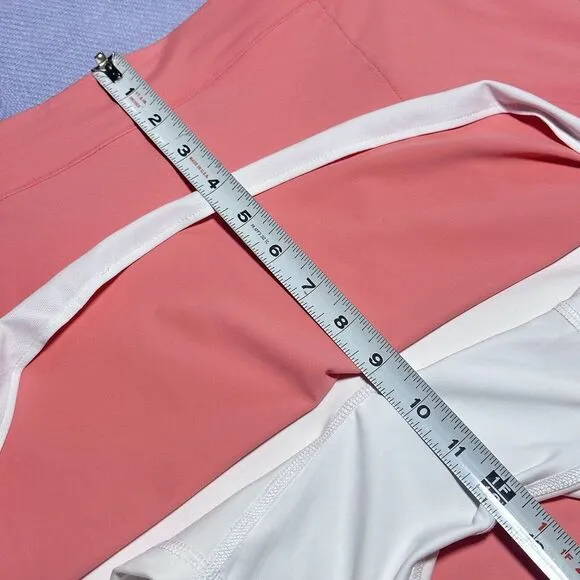 Peter‎ Millar Women's Sally Skort Trim Salmon Pink Golf Performance Skirt XL NWT