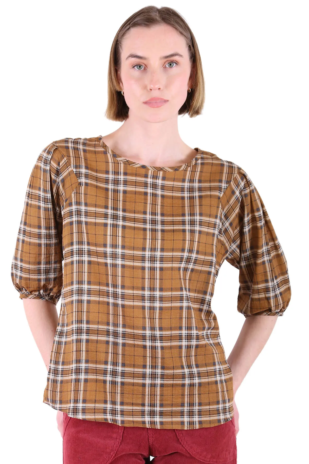 Picnic Blouse Mustard