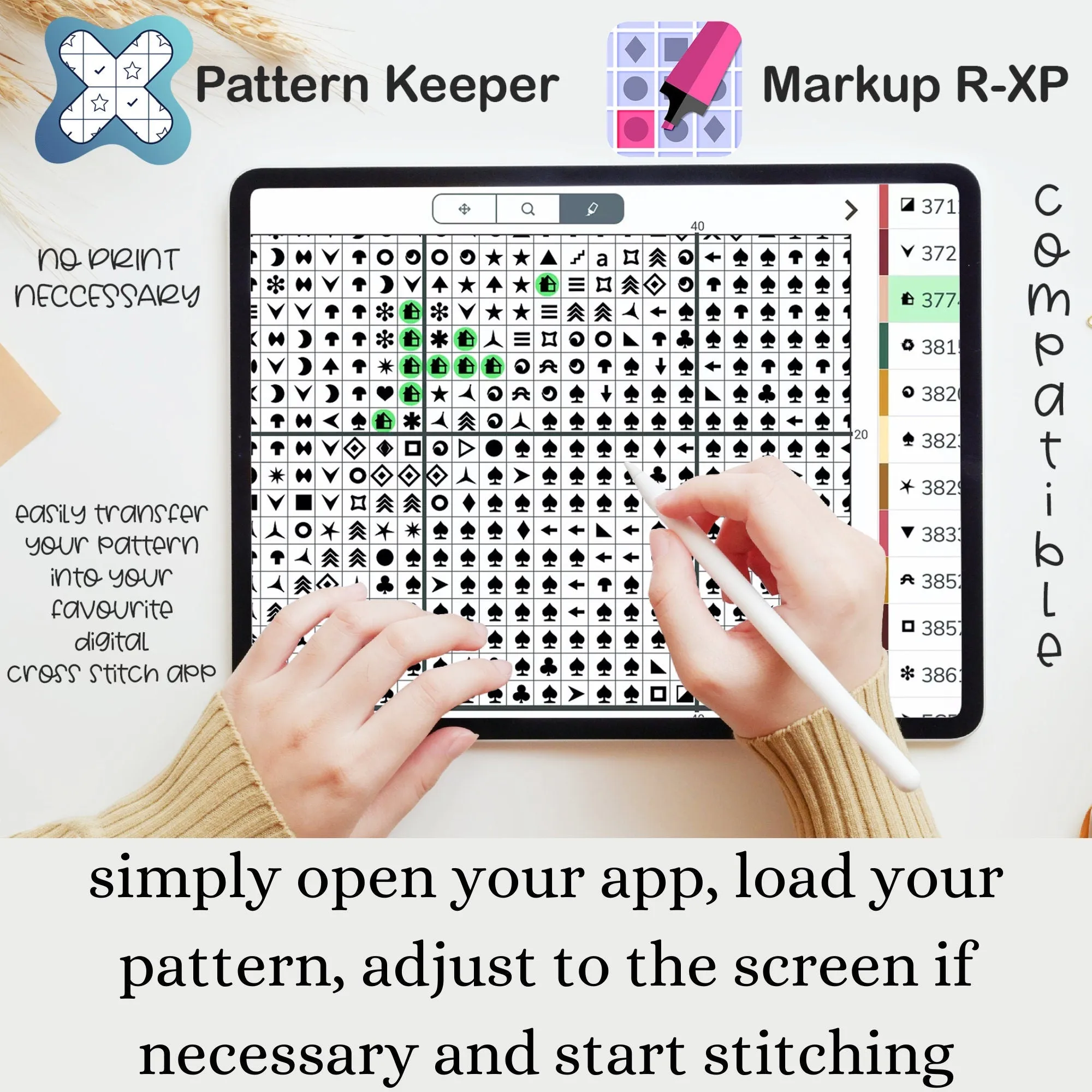 Picnic Cross Stitch Pattern #1088