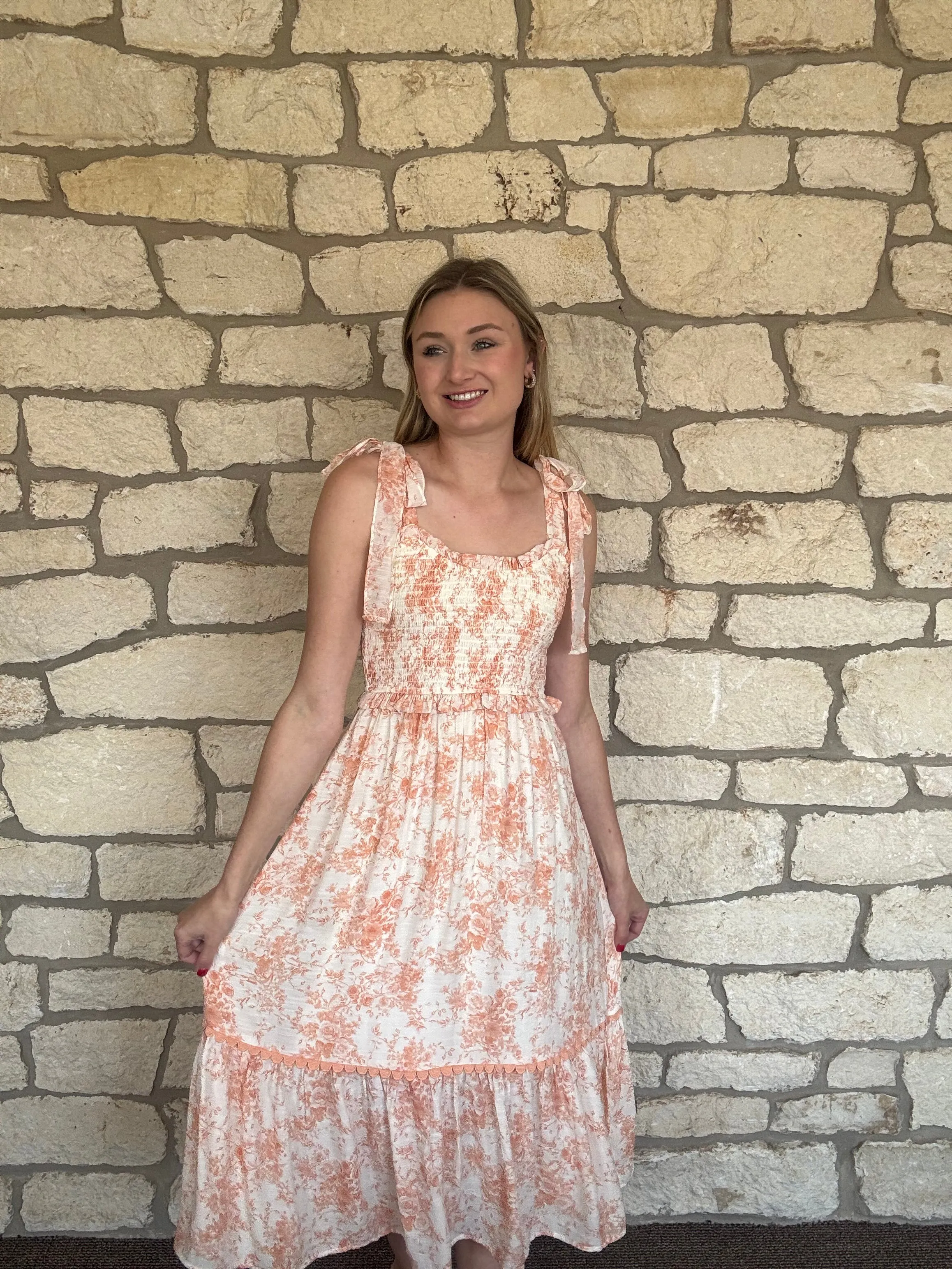 Picnic Dress- Apricot