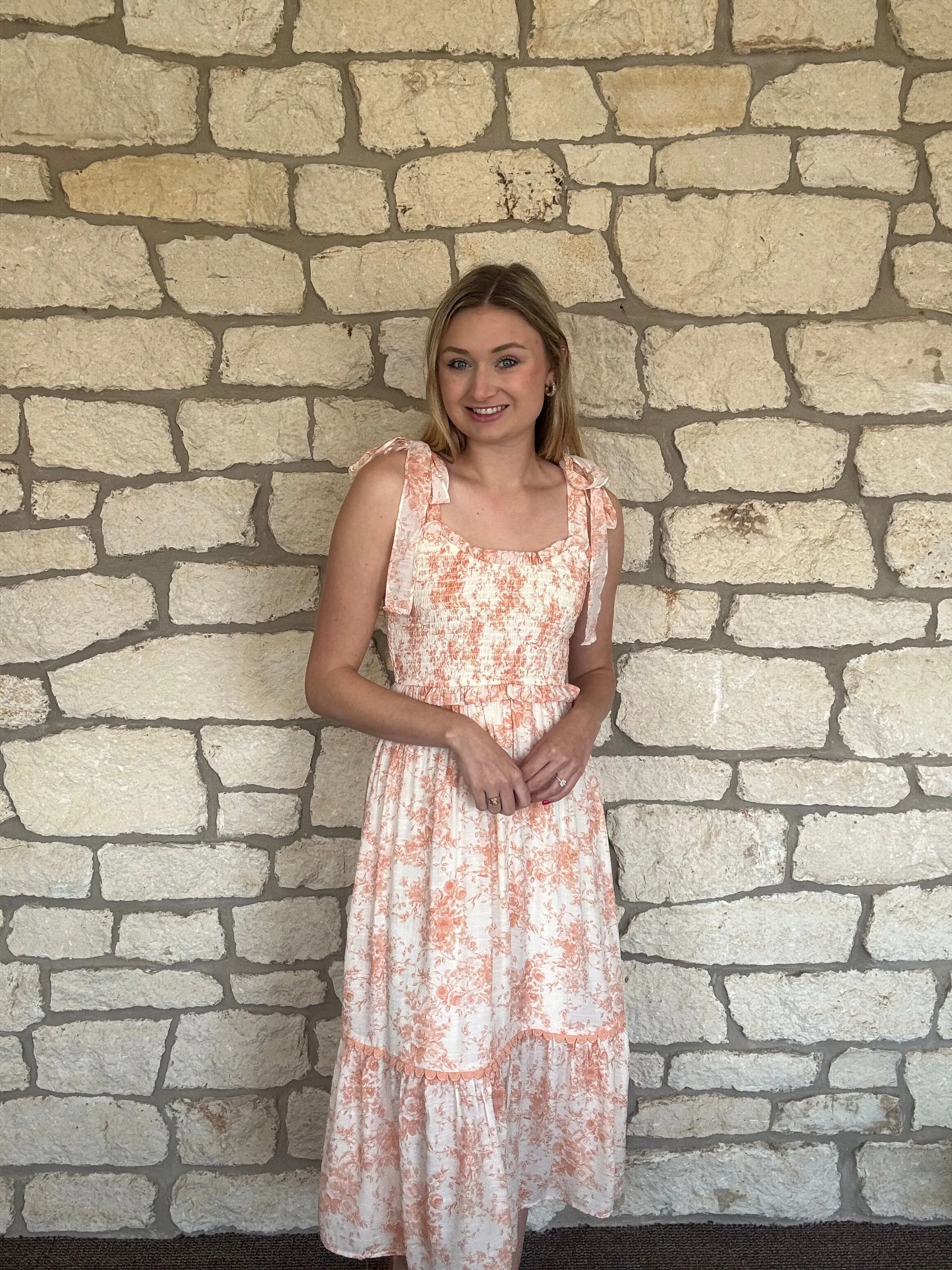 Picnic Dress- Apricot