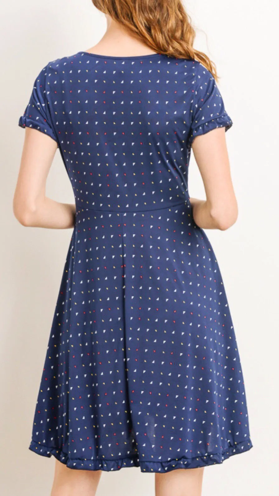 Picnic in Provence Faux Wrap Dress