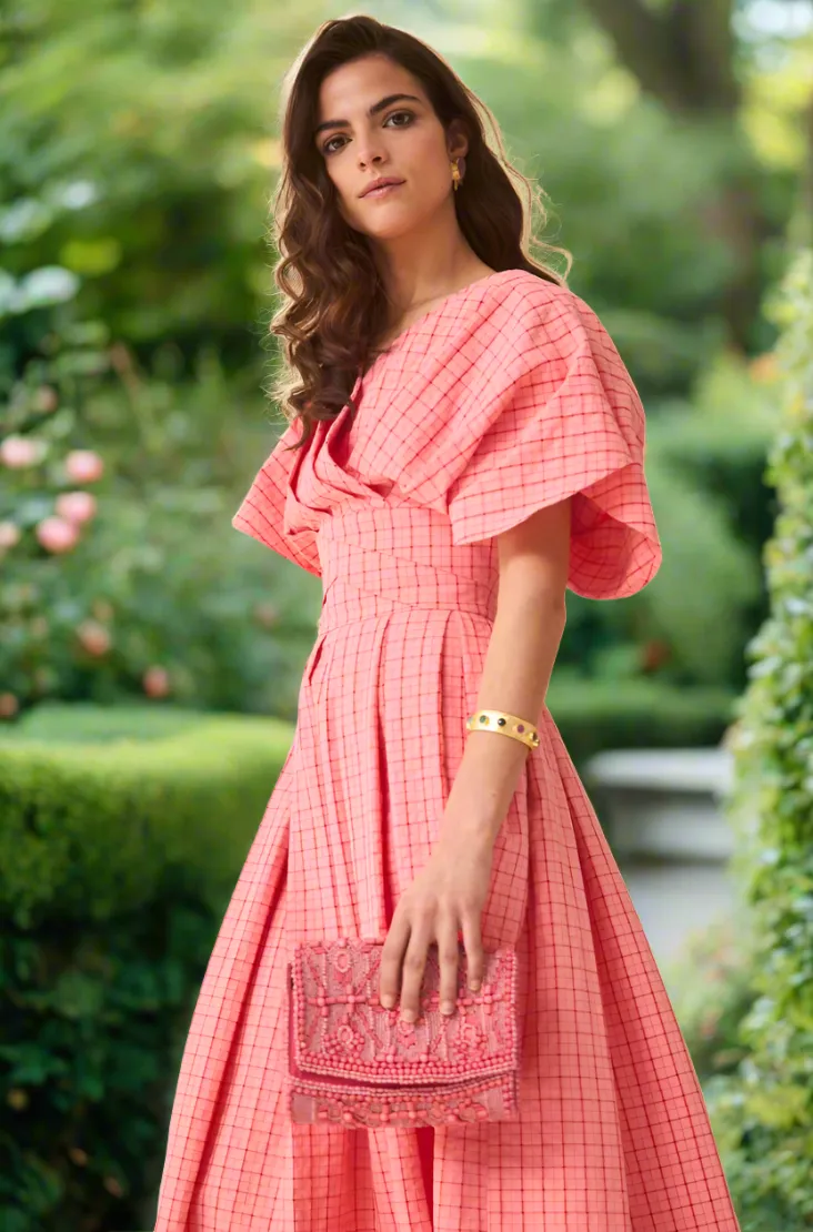 Picnic Pink Plaid Dress