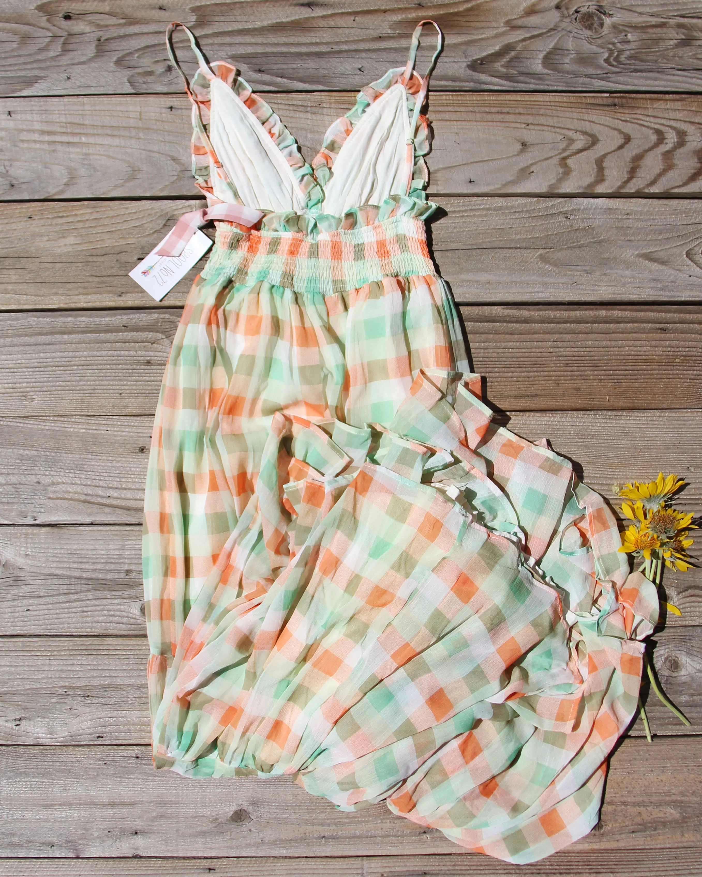 Picnic Ruffle Maxi Dress