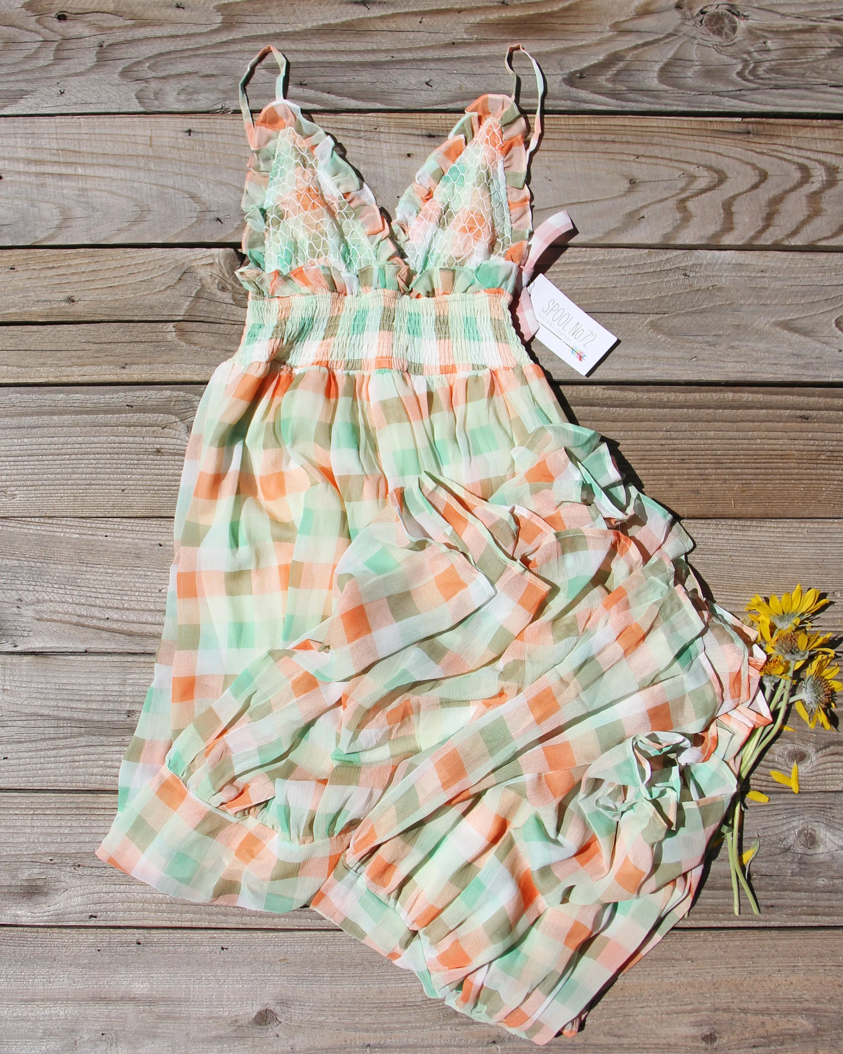Picnic Ruffle Maxi Dress