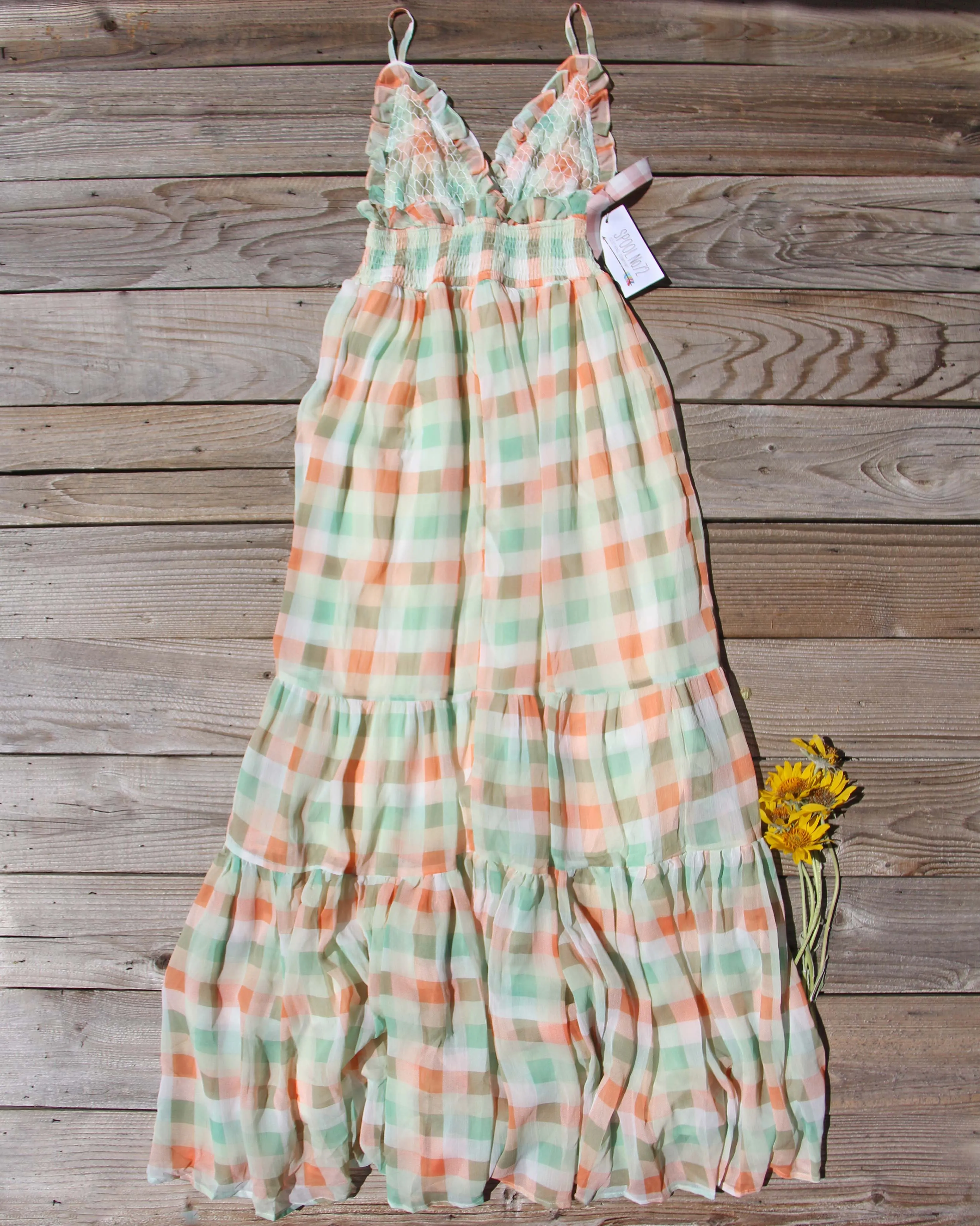 Picnic Ruffle Maxi Dress