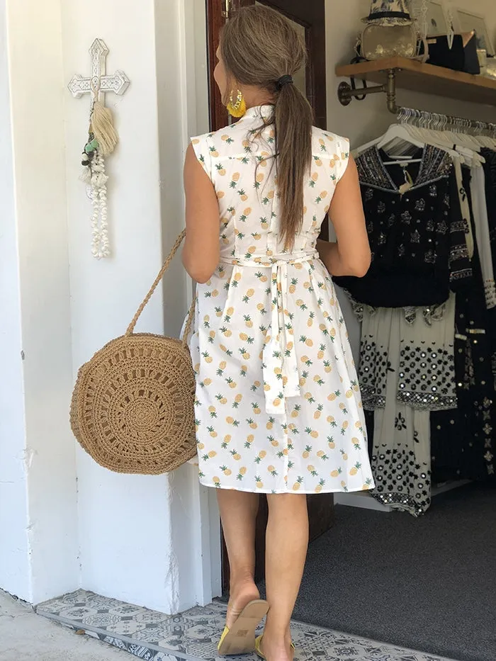 Pineapple Picnic Dress