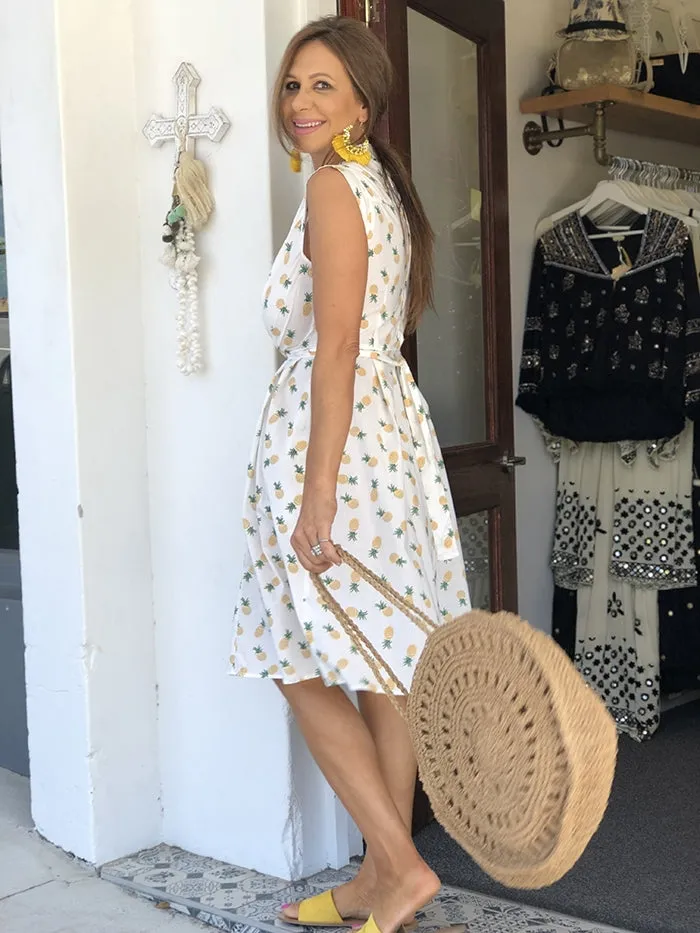 Pineapple Picnic Dress