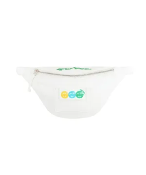 PIV'VEE Triplets Nylon Belt Bag - Cloud White