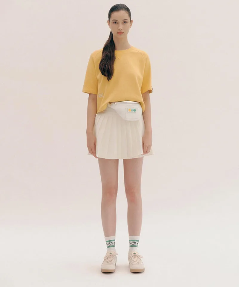 PIV'VEE Triplets Nylon Belt Bag - Cloud White
