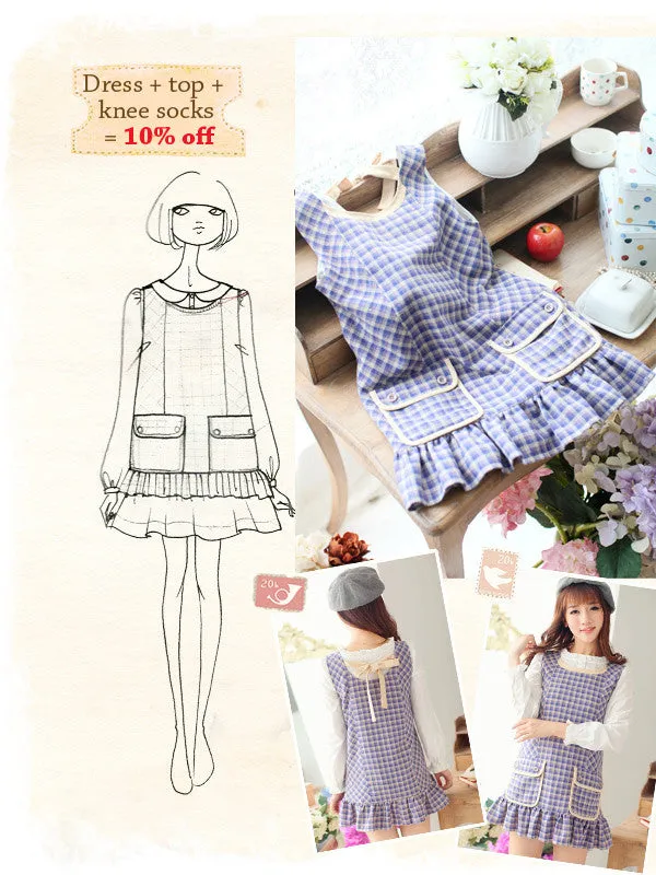 plaid picnic dress