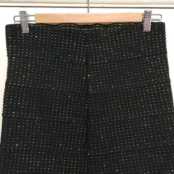 PLEASURE DOING BUSINESS Metallic Bandage Skirt