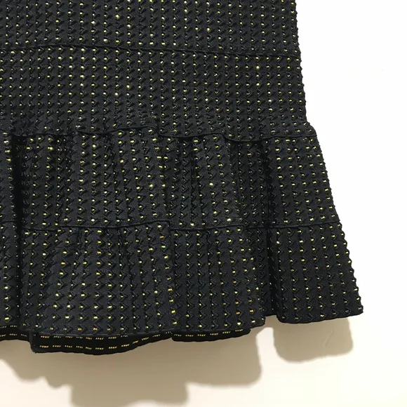 PLEASURE DOING BUSINESS Metallic Bandage Skirt