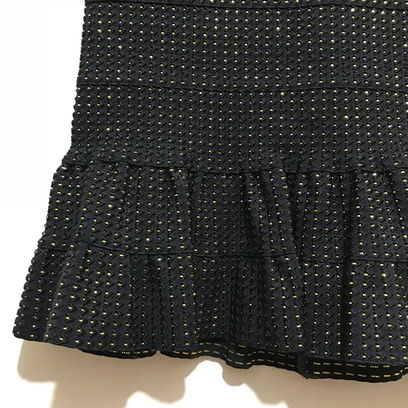 PLEASURE DOING BUSINESS Metallic Bandage Skirt