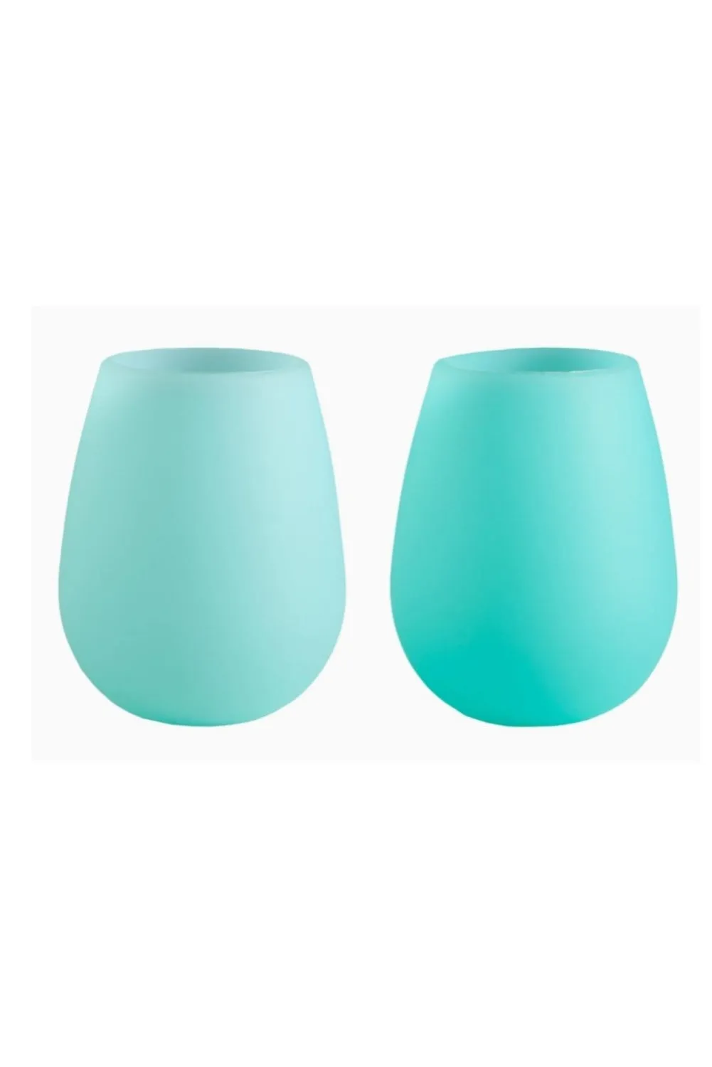 PORTER GREEN PAVONE SILICONE GLASSES SET OF 2