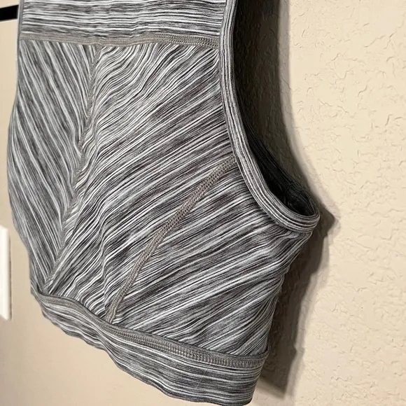 Prana | Lupita Crop Bra Top Yoga Workout Gray Open Back Sports Women Small