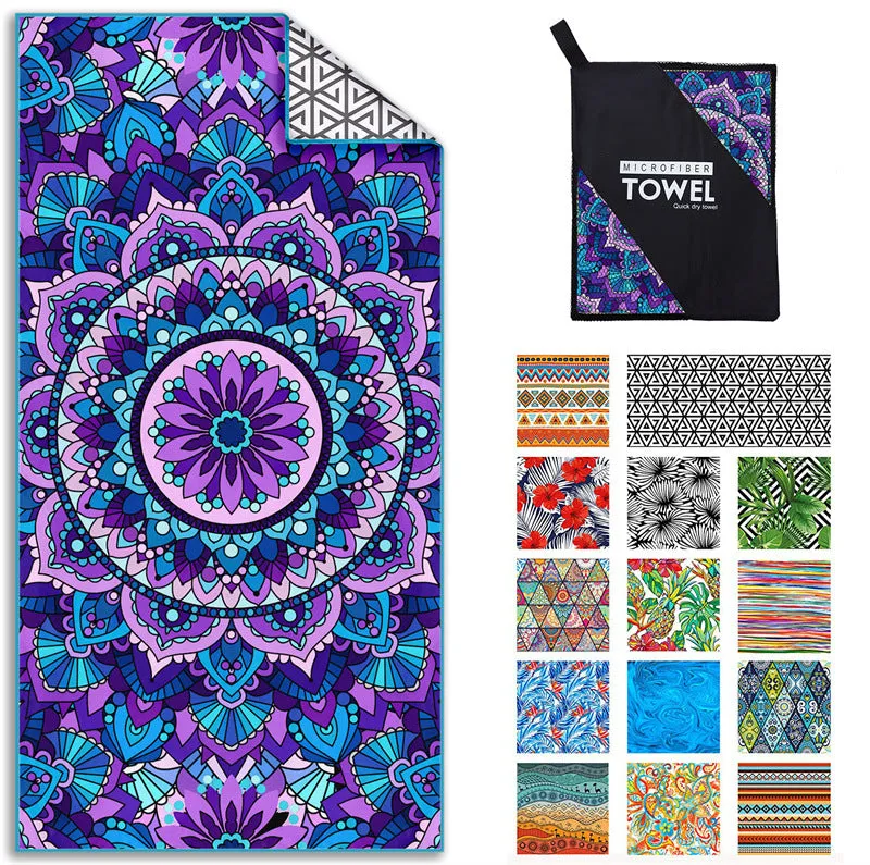 Printed Beach Towel -D247 | Inspanda