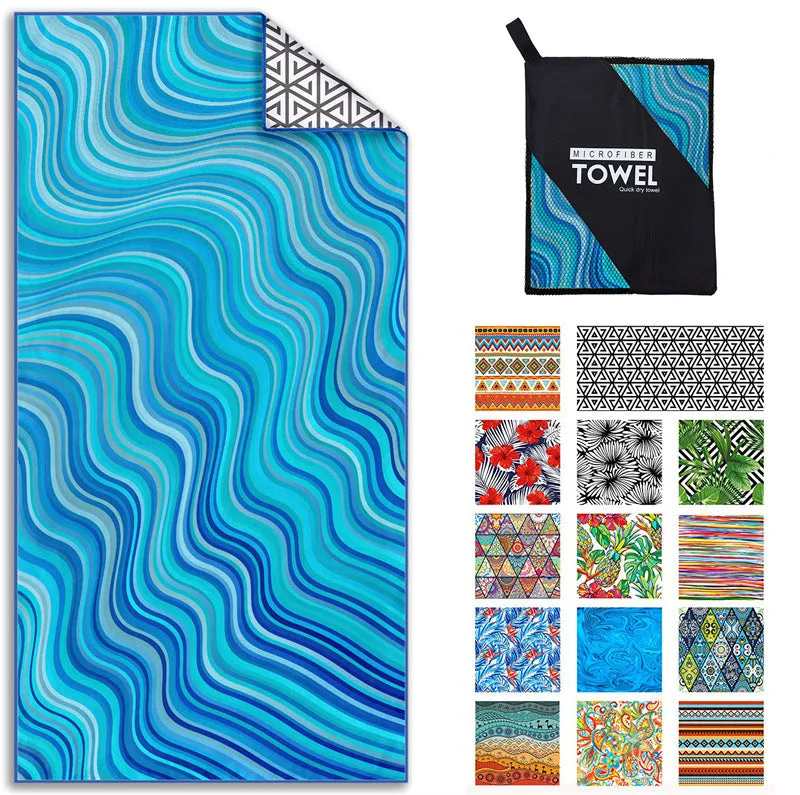 Printed Beach Towel -D247 | Inspanda