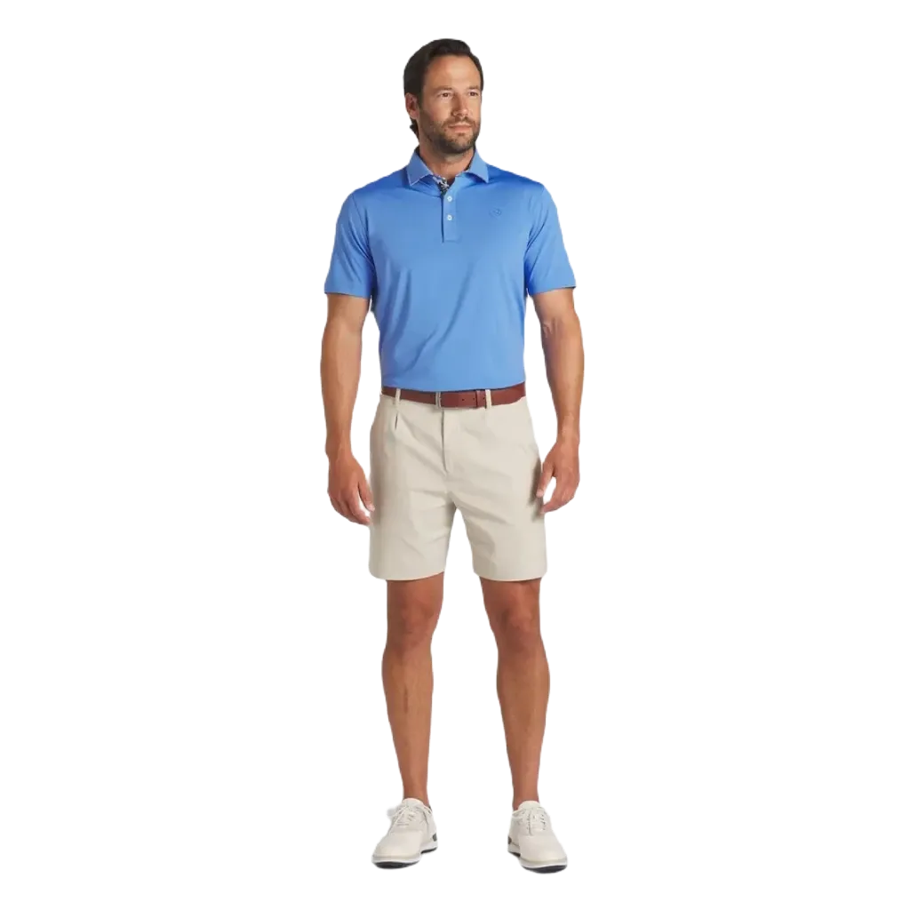 Puma AP Floral Trim Golf Polo - Blue