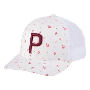 Puma Palms Trucker P Snapback Cap Bright White (023250-01)