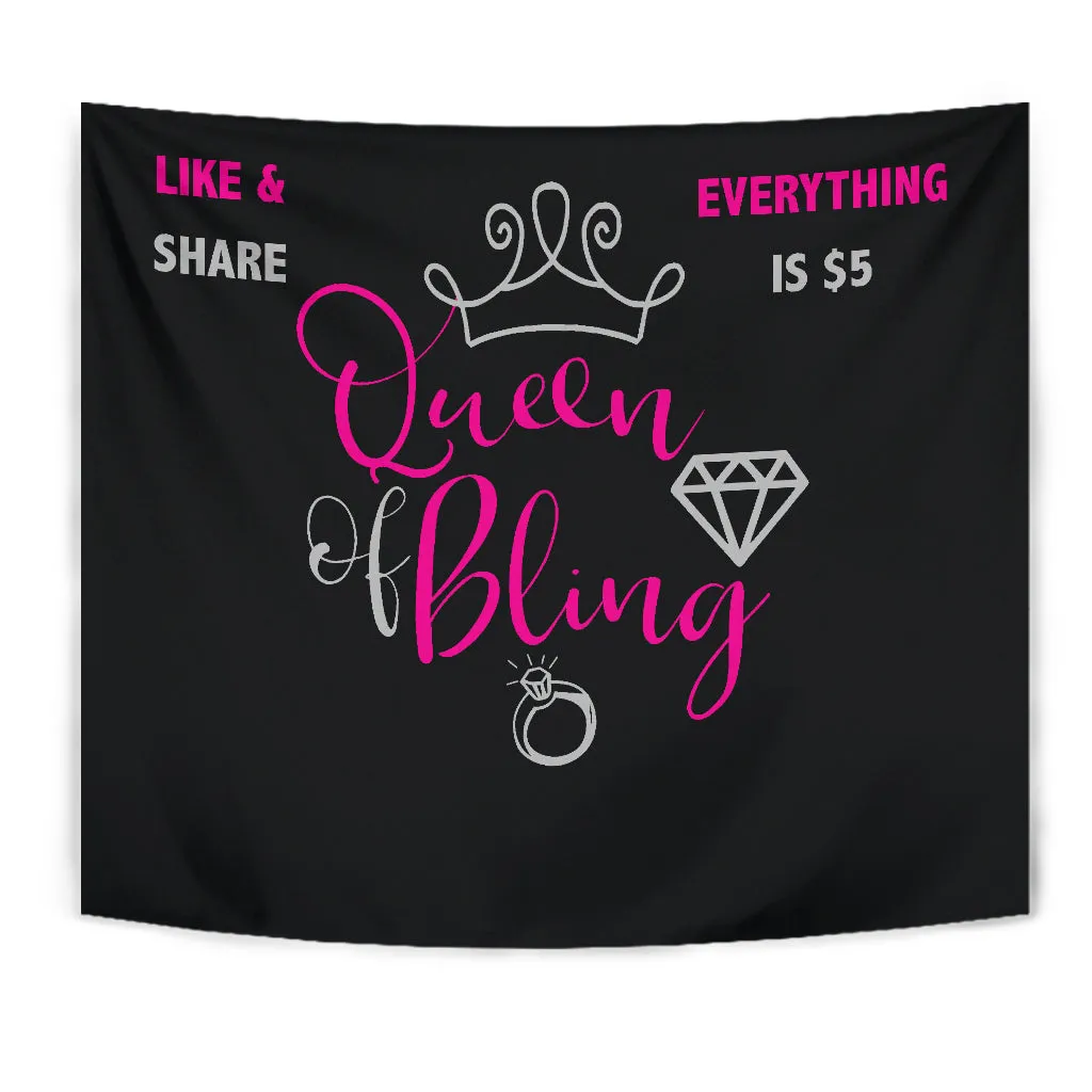 Queen Of Bling Backdrop Live Video Banner