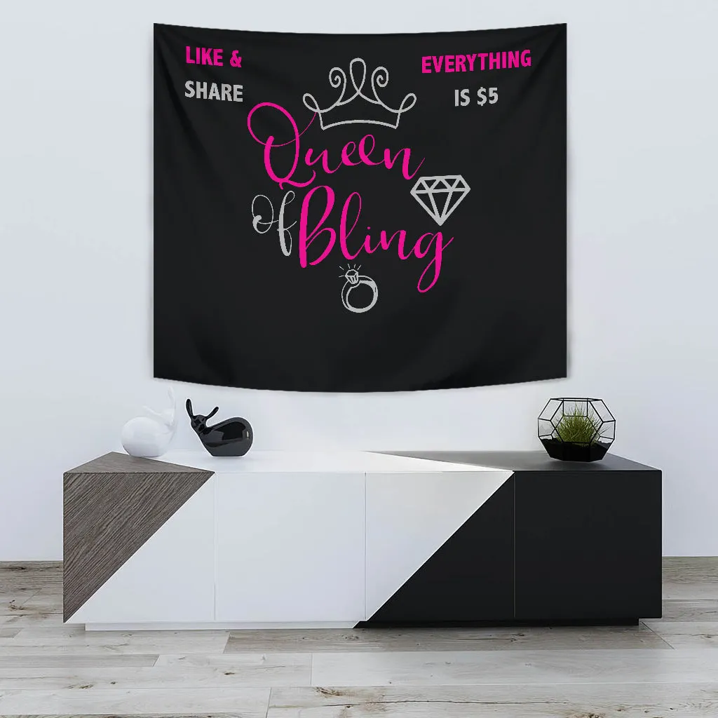 Queen Of Bling Backdrop Live Video Banner
