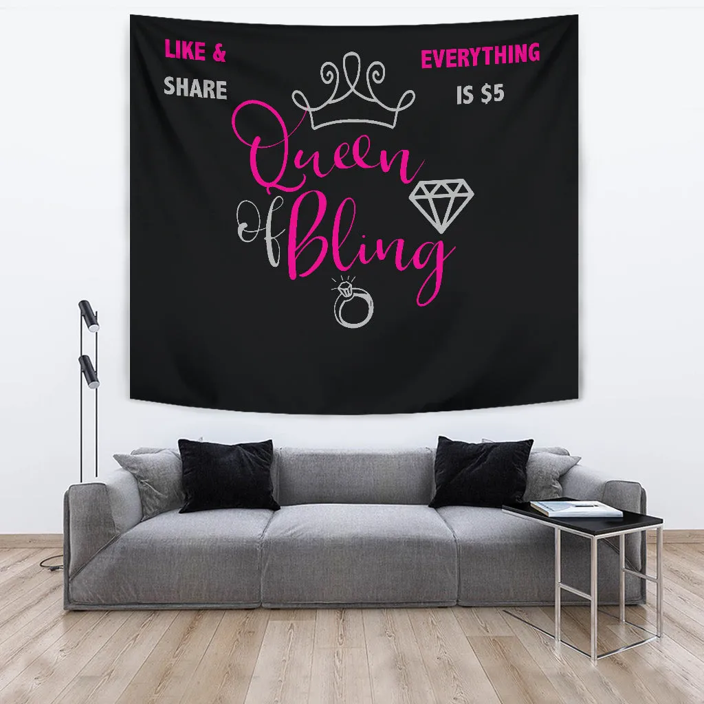 Queen Of Bling Backdrop Live Video Banner