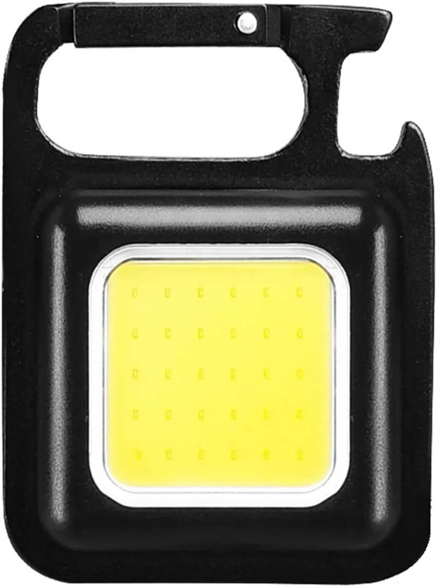 Rechargeable Mini Flashlights 1000 Lumen -COB/ Keychain/Bottle Opener/Waterproof