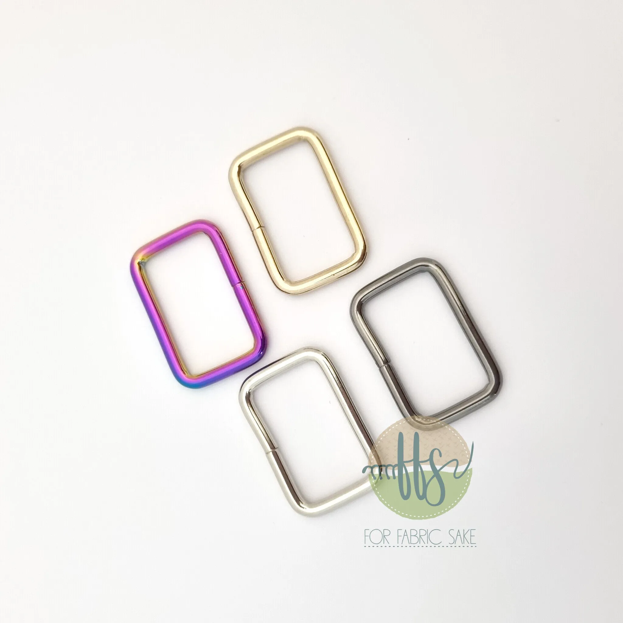 Rectangle- 32mm packs of 2