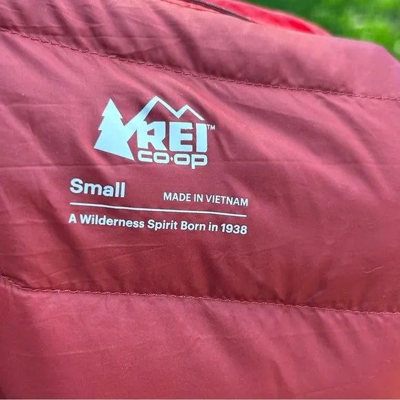 REI CO-OP 650 Down Jacket | Burnt Orange | Size Small