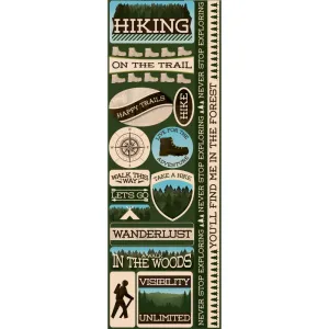 Reminisce  Diecut Combo Stickers - Hiking