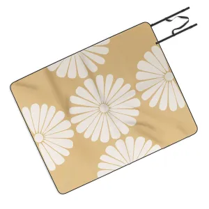Retro Daisy XXIV Picnic Blanket
