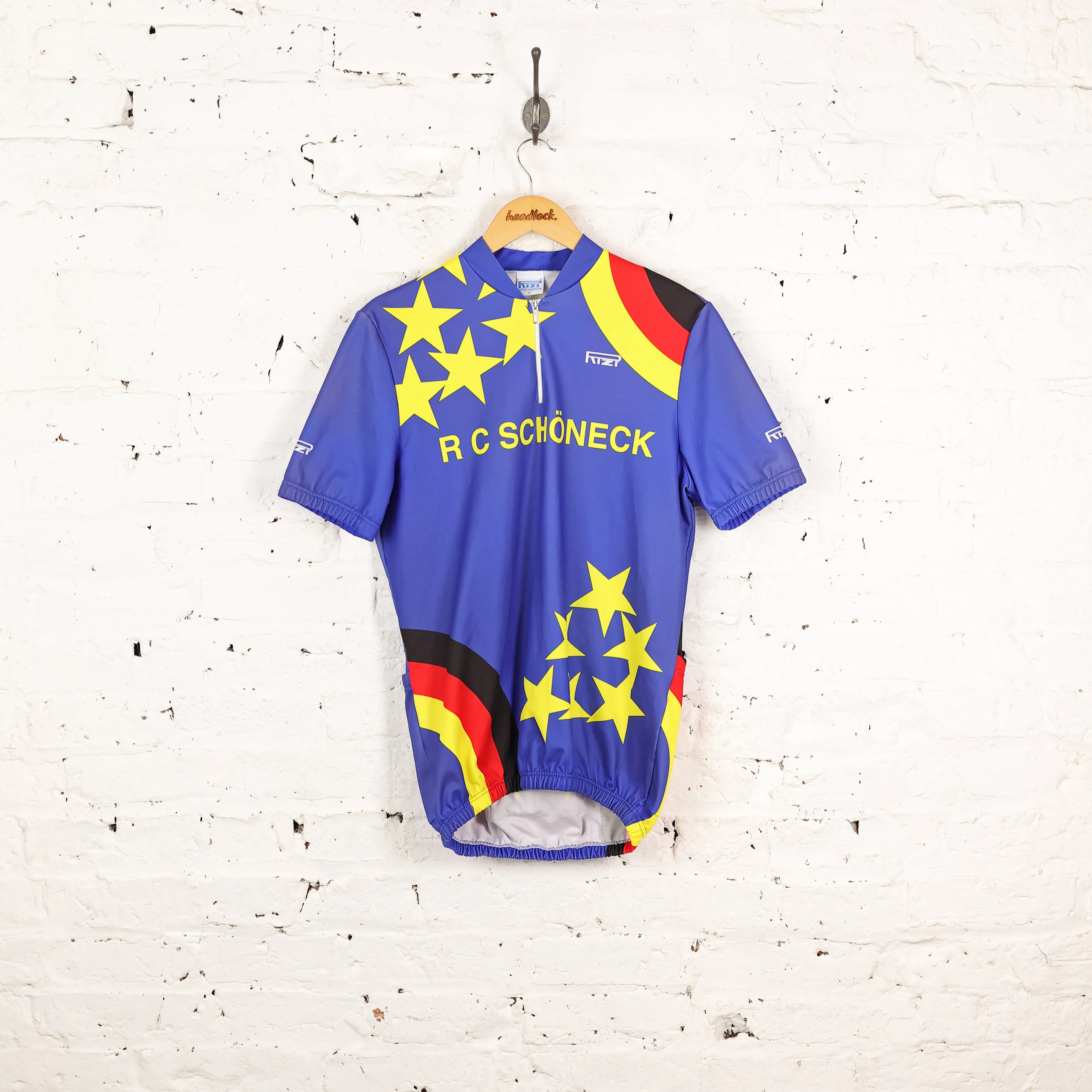 Rizi  R.C Schoneck Cycling Top Jersey - Blue - L
