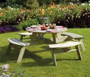 Round Picnic Table