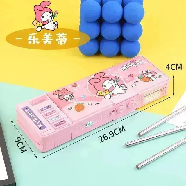 Sanrio Kawaii Multifunctional Stationery Box